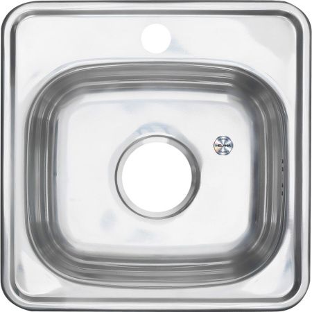 Кухонная мойка Melana 022 t (*15) 40х40 цвет хром поверхность полированная
