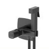 Гигиенический душ со смесителем Wasserkraft Nuthe 9100 9138 черный