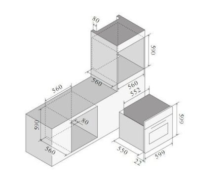 Духовой шкаф Ilve OV60SNT3/MGB