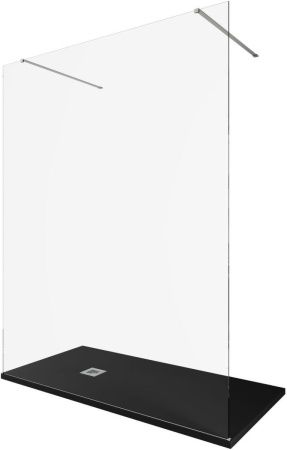 Душевая перегородка Allen Brau Infinity 3.21055.BA 160х200 стекло прозрачное профиль серебро