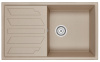 Кухонная мойка Granula 8601, ПЕСОК 86х50 цвет бежевый поверхность матовая
