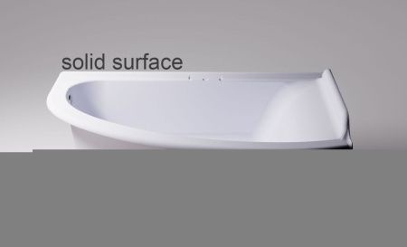 Ванна из искусственного камня Astra-Form Анастасия 01010064 180х125 угловая асимметричная с ножками