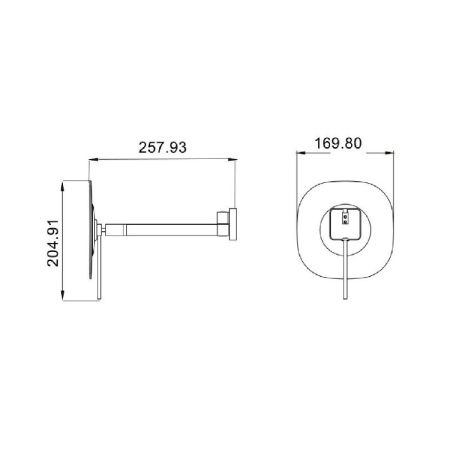 Косметическое зеркало Java S-M114L