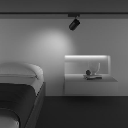 Трековый светильник Voltega Trinilight (Тринилайт) TR-VGL029-3-20W3K-W-B