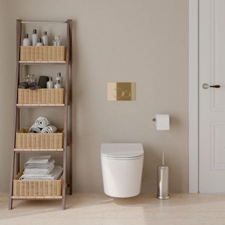 Комплект унитаз с инталляцией и клавишей смыва Iberica Blanca BURGOS ALTO IB001.BRA.234.816