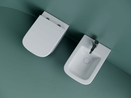 Биде подвесное Ceramica Nova UNION CN4010 цвет белый