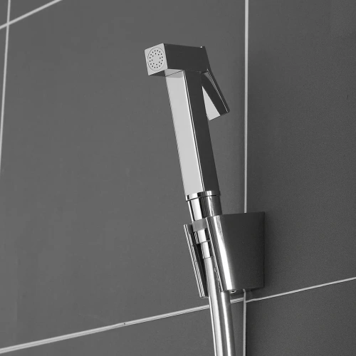 Гигиенический душ со смесителем Rose R105C белый/хром - фото 5