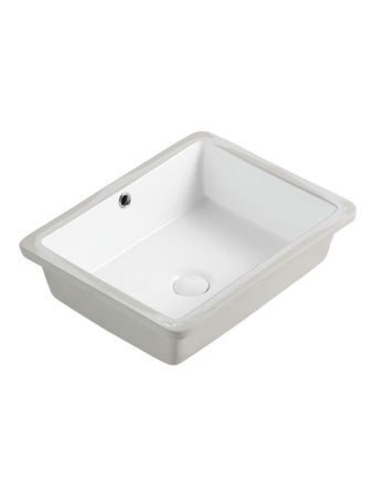 Раковина из сантехнического фарфора Orange B02-500W 50х40 встраиваемая цвет белый