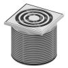 Декоративная решетка Tece TECEdrainpoint S 3660001 цвет хром