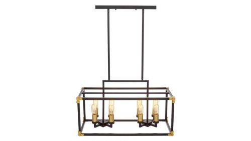 Люстра подвесная Lumina Deco Waldorf (Валдорф) LDP 1140-8 BK+MD - фото 3