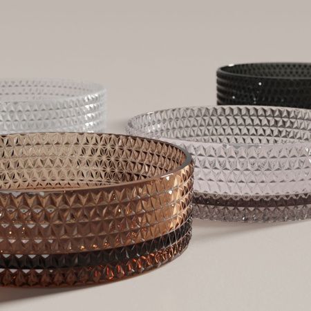 Раковина стеклянная Ceramica Nova CRISTAL CN6060 40х40 накладная цвет черный без отверстий под смеситель