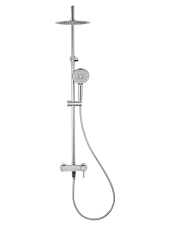 Душевая стойка Wonzon & Woghand Solo WW-739032-CR настенная цвет хром