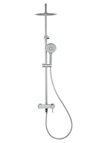 Душевая стойка Wonzon & Woghand Solo WW-739032-CR настенная цвет хром - фото 2