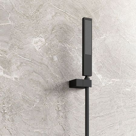 Душевая система Vincea VSFW-2F11TMB встраиваемая в стену цвет черный с термостатом