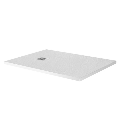 Душевой поддон BelBagno UNO TRAY-MR-UNO-AH-170/80-35-W-CR 170х80 искусственный мрамор белый - фото 2