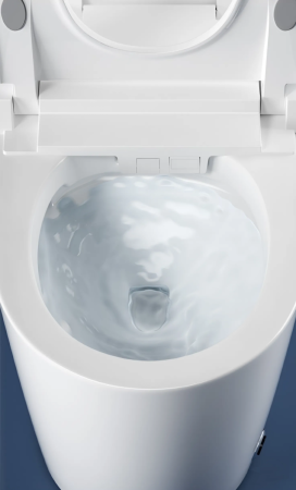 Унитаз приставной Cerutti SPA CT10615 белый с сиденьем микролифт безободковый смыв торнадо