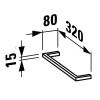 Полотенцедержатель Laufen Case 4.9095.1.106.000.1