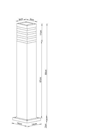 Ландшафтный светильник Arte Lamp Heather (Хеатхер) A4418PA-1BK