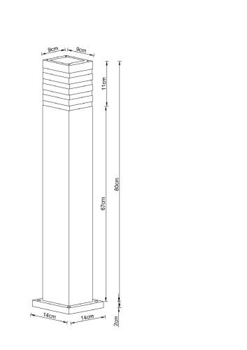 Ландшафтный светильник Arte Lamp Heather (Хеатхер) A4418PA-1BK - фото 3