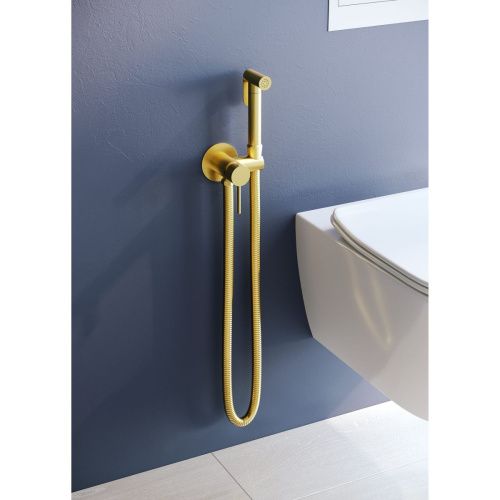 Гигиенический душ со смесителем RGW Shower Panels 581408211-06 золото