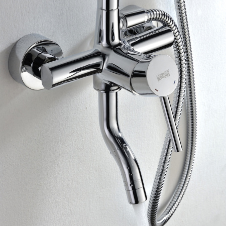 Душевая стойка WasserKRAFT A14401 настенная цвет хром