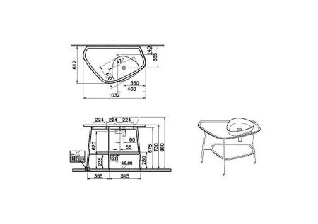 Консоль под раковину Vitra Plural 62581 100х60 напольная цвет белый