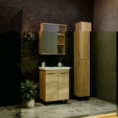 Тумба под раковину Onika Легран 106159 60х40 напольная цвет коричневый