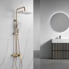Душевая стойка Shevanik S4436G настенная цвет золото