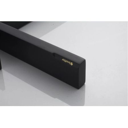 Смеситель для раковины Knotlor STABLE KN-24/BL на столешницу черный