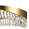 Люстра подвесная Natali Kovaltseva Halos (Халос) LED LAMPS 81356 GOLD SATIN