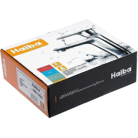 Смеситель Haiba HB03 HB1003 на раковину хром