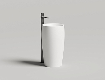 Раковина из литьевого мрамора Salini ALDA 130311G 47х47 напольная цвет белый без отверстий под смеситель Раковина из литьевого мрамора Salini ALDA 130311G 47х47 напольная цвет белый без отверстий под смеситель