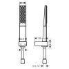 Душевой гарнитур Hansgrohe Rainfinity 26856000 настенный хром