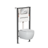 Инсталляция с кнопкой + унитаз Ceramica Nova Balance/Play CN3001_121001CH