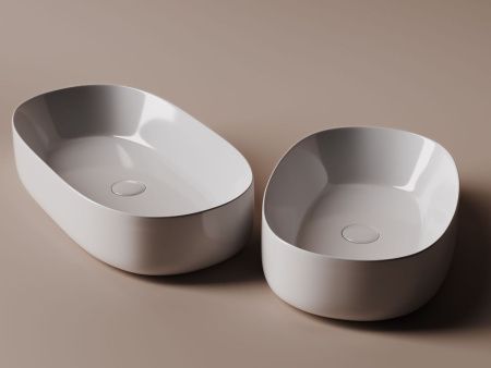 Раковина из сантехнического фарфора Ceramica Nova ELEMENT CN5022 70х40 накладная цвет белый без отверстий под смеситель