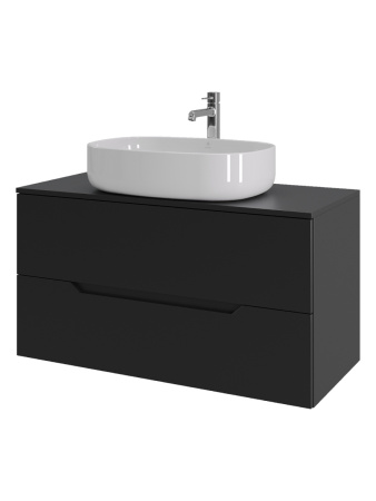 Тумба с раковиной Orange Line Li-100TubMDF+B04-600W 100,5х46х68,7
