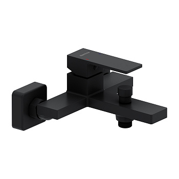 Смеситель для ванны и душа Damixa Gala 531000300 настенный черный