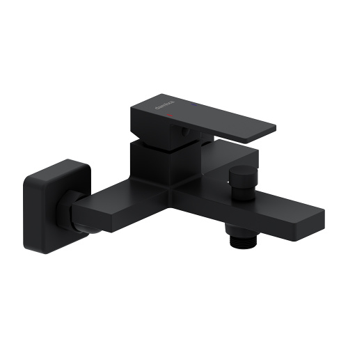 Смеситель для ванны и душа Damixa Gala 531000300 настенный черный без термостата