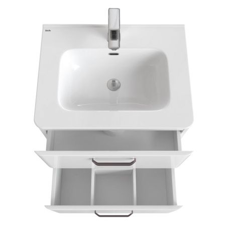 Тумба с раковиной IDDIS Brick BRI60WFi95K 60х47х81 напольная цвет белый