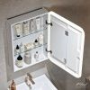 Зеркало-шкаф Alavann Cosmetic ALV1174001 50х80 подвесной цвет белый