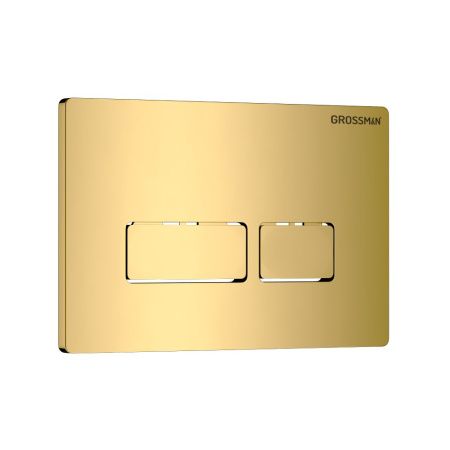 Клавиша смыва механическая Grossman Pragma 700.K31.03.300.300 цвет золото