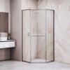 Душевой уголок RGW 33328200-110R 100х100 стекло прозрачное профиль сатин без поддона