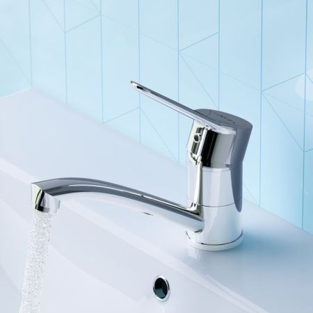 Смеситель Dorff Optima D2021001 на раковину хром