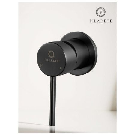 Смеситель для раковины Filarete Roun FL4020BG встраиваемый в стену графит