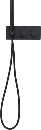 Смеситель для ванны с душем Allen Brau Liberty 5.33009-31 встраиваемый в стену черный без термостата - фото 3