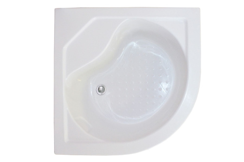 Душевой уголок Royal Bath BK RB90BK-C 90х90 стекло матовое профиль белый - фото 5