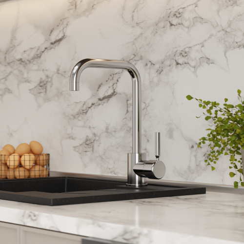 Смеситель для кухни Teymi T10220 на мойку хром - фото 4