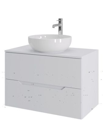 Тумба с раковиной Orange Line Li-80TuwMDF+B07-420W 80х50