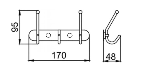 Крючок D-Lin D201854-3 - фото 2
