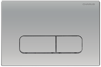 Клавиша смыва механическая CHARUS Elegia FP.320.46.01 цвет хром матовый